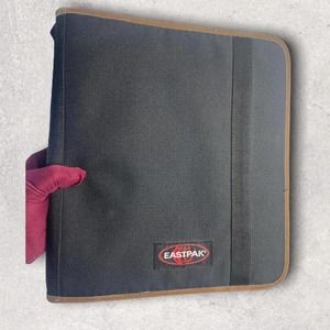 Vintage  Eastpak Suede Trim 6 Ring Zip Binder